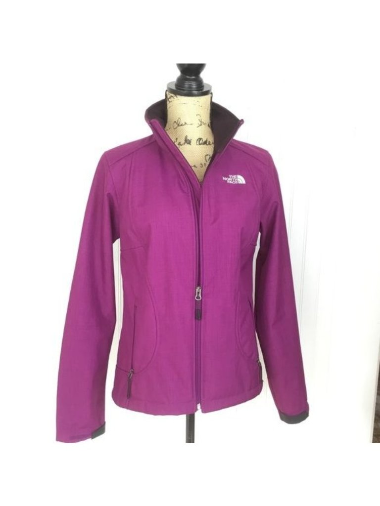 The North Face Soft Shell Purple Jacket Womens Small